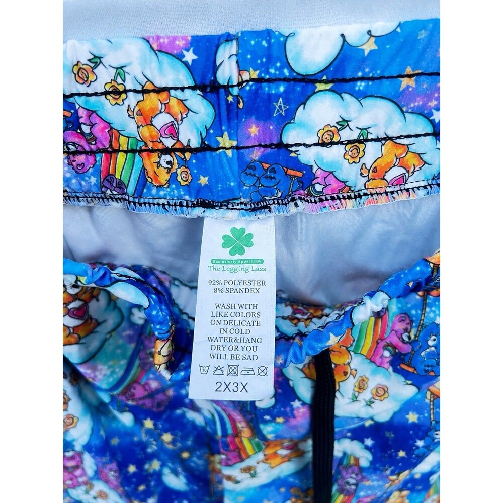 The Legging Lass Care Bears Jogger Lounge Pants 2X/3X NWOT Pockets Cute - Picture 5 of 10